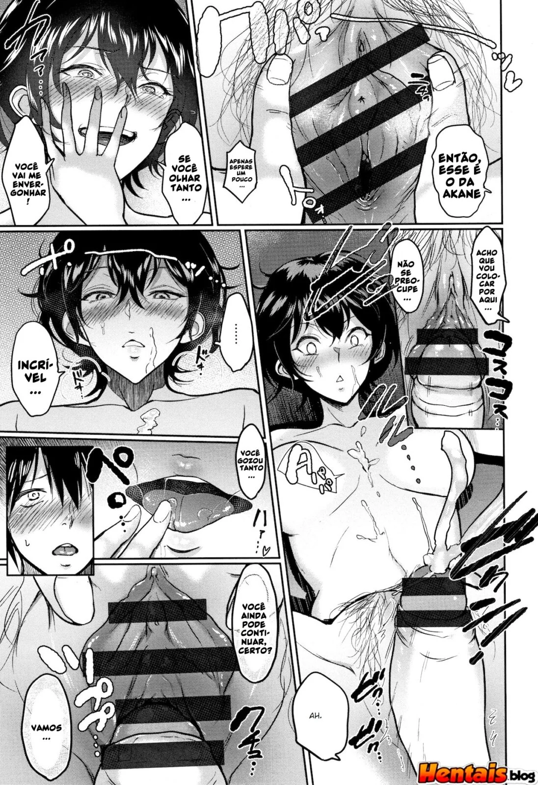 Tia Akane e Seu Sobrinho Tarado: Incesto Brasil Hentai em HQ