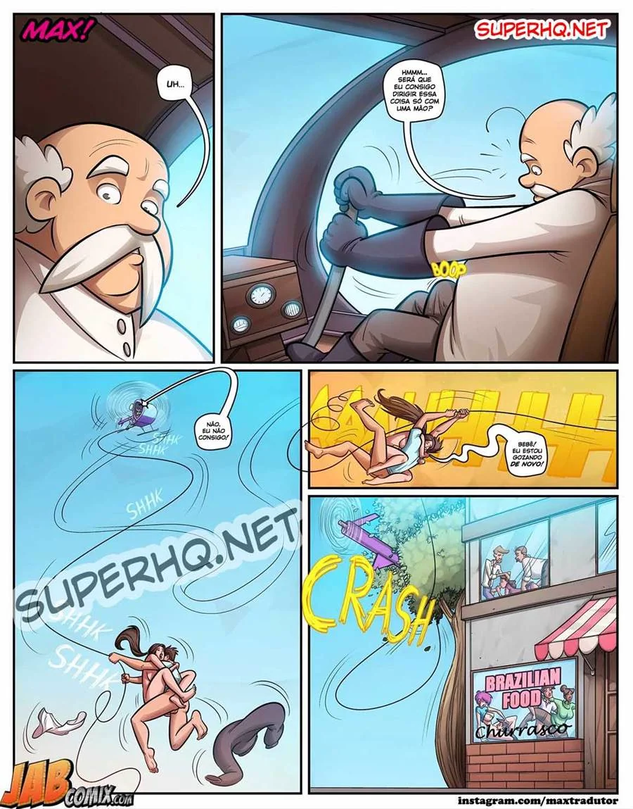 Transando com a Mamãe no Café da Manhã - Hentai HQ Brasileiro