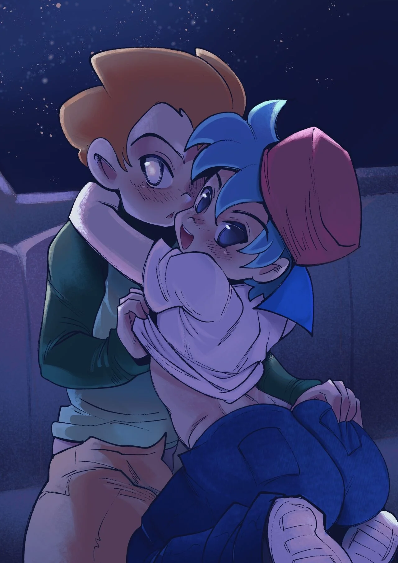 Trem do Prazer: Piranha dá a Buceta e Chupa Rola em Hentai HQ Brasileiro