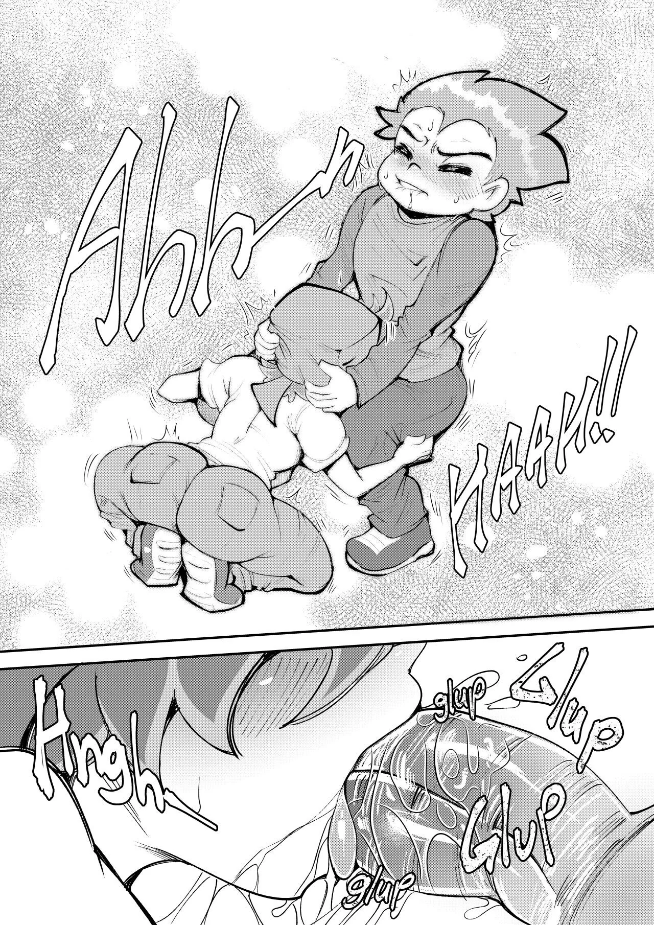 Trem do Prazer: Piranha dá a Buceta e Chupa Rola em Hentai HQ Brasileiro