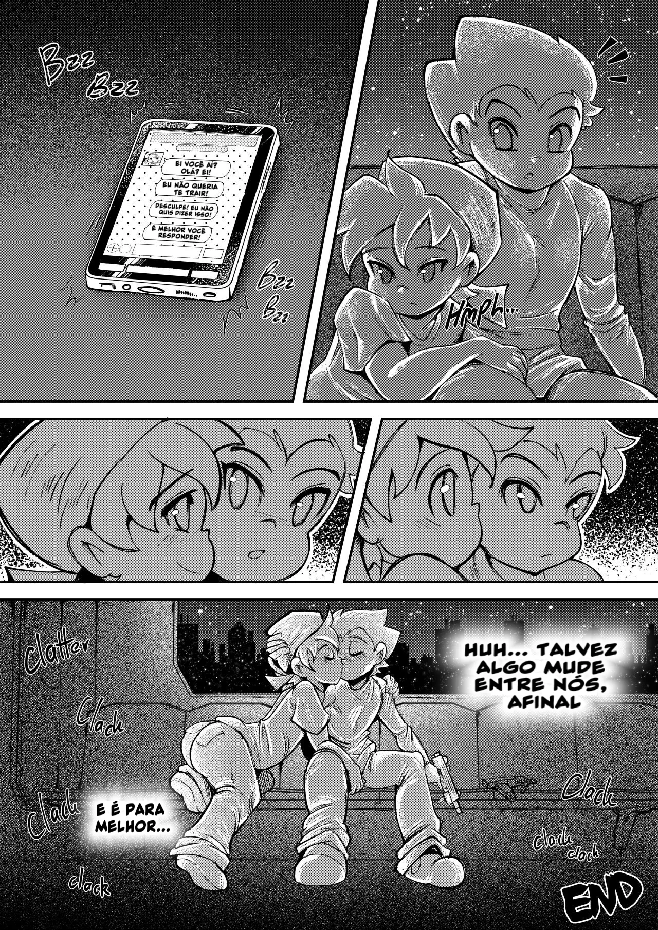 Trem do Prazer: Piranha dá a Buceta e Chupa Rola em Hentai HQ Brasileiro