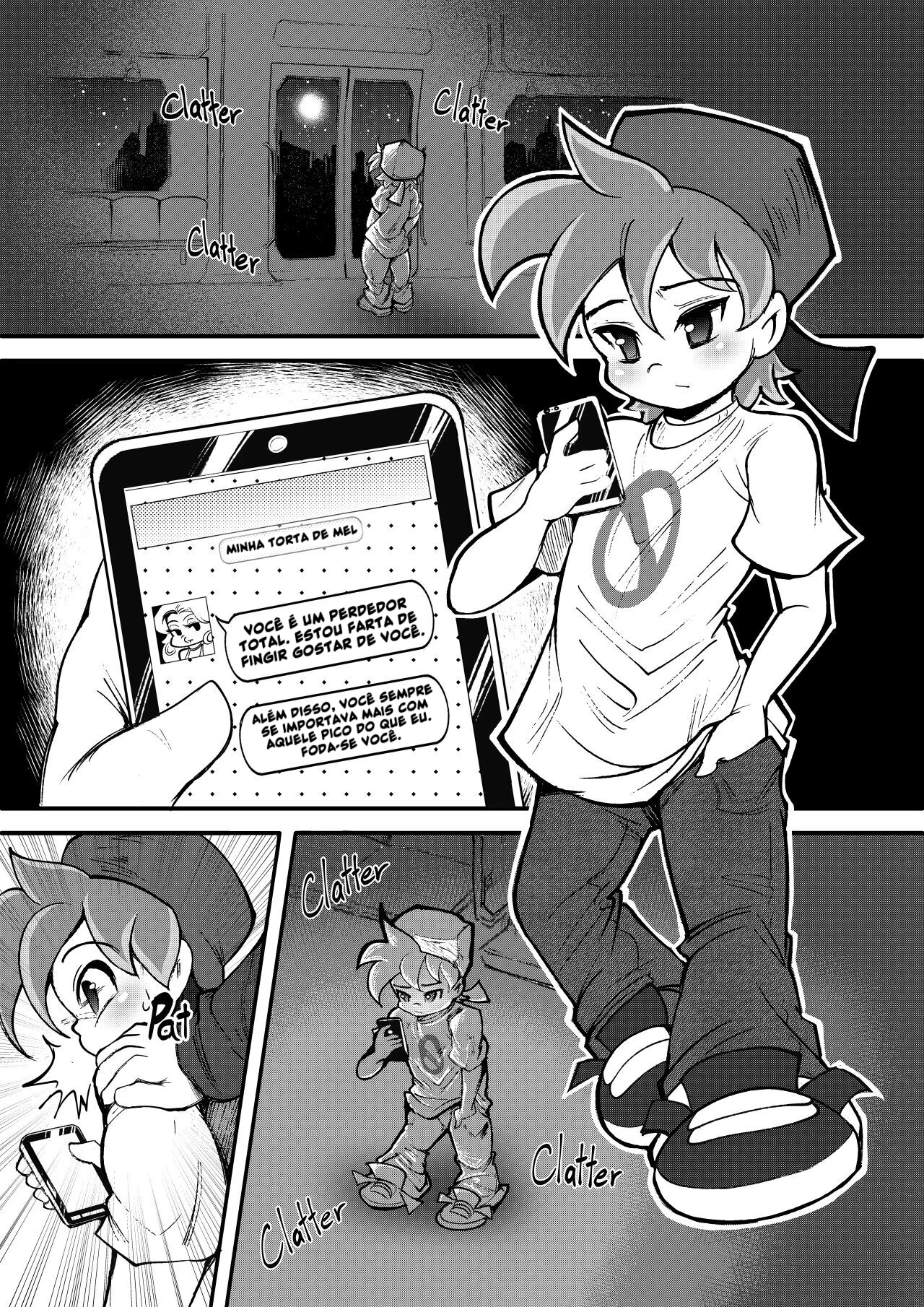 Trem do Prazer: Piranha dá a Buceta e Chupa Rola em Hentai HQ Brasileiro