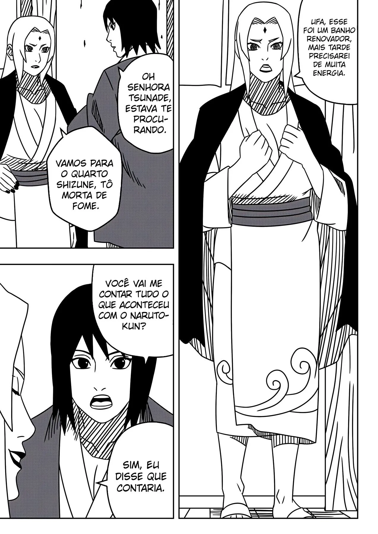 Tsunade Piranha Mostra sua Buceta para Shizune Enquanto Samui Quer Uma Piroca do Uzumaki - Hentai HQ Brasileiro