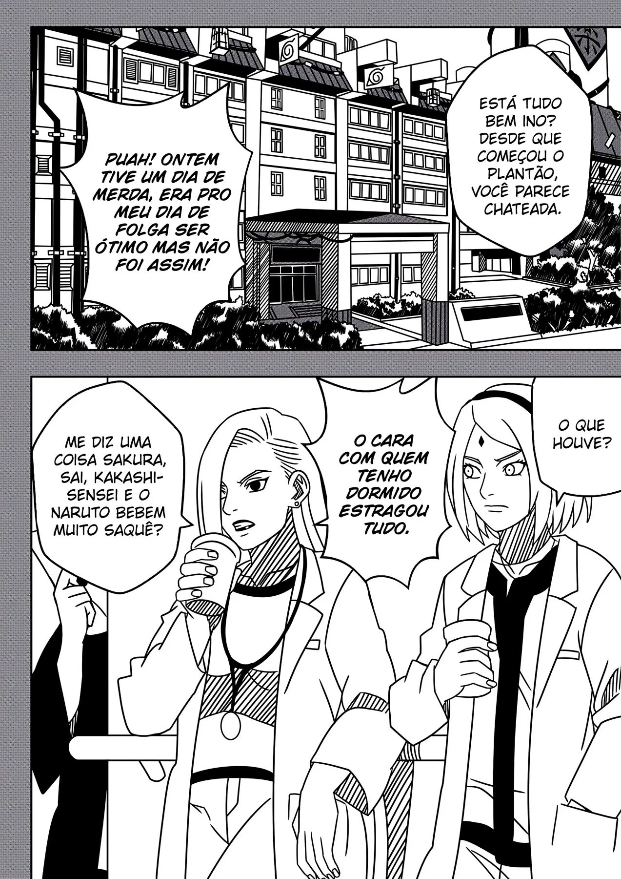 Tsunade Piranha Mostra sua Buceta para Shizune Enquanto Samui Quer Uma Piroca do Uzumaki - Hentai HQ Brasileiro