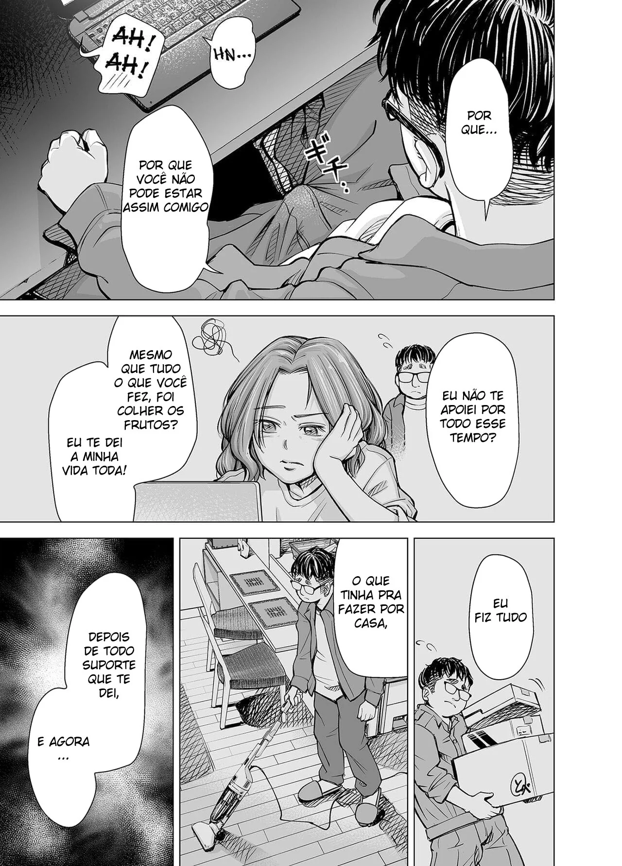 Vingança Perversa: Marido Corno Força a Esposa Piranha a Usar Calcinha de Castidade em Hentai HQ Brasileiro