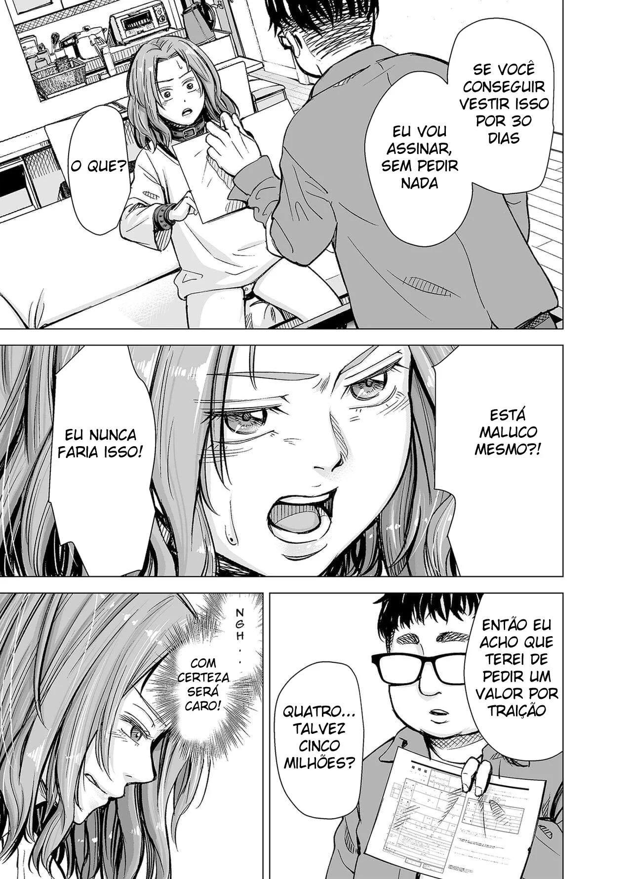 Vingança Perversa: Marido Corno Força a Esposa Piranha a Usar Calcinha de Castidade em Hentai HQ Brasileiro