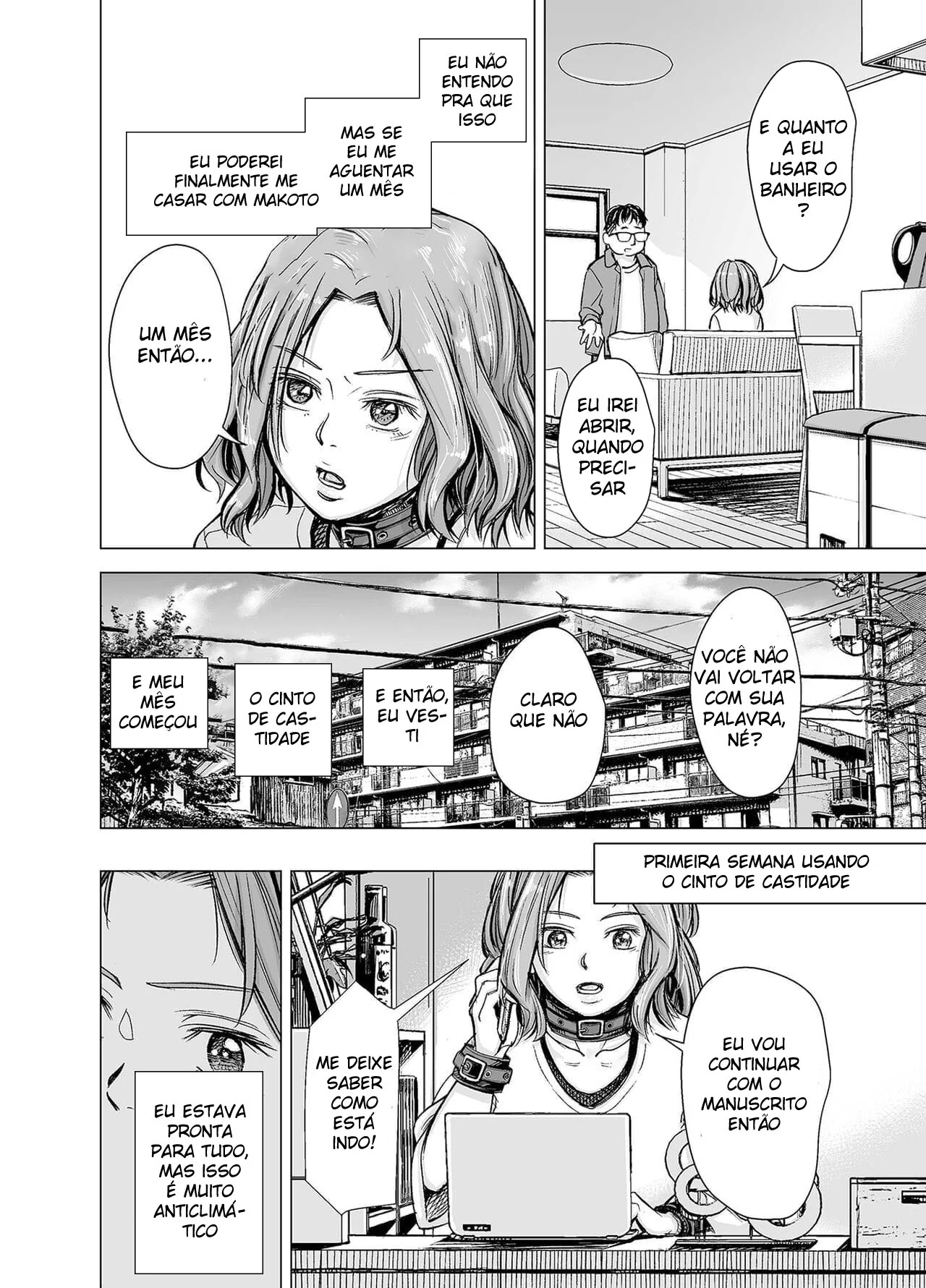 Vingança Perversa: Marido Corno Força a Esposa Piranha a Usar Calcinha de Castidade em Hentai HQ Brasileiro