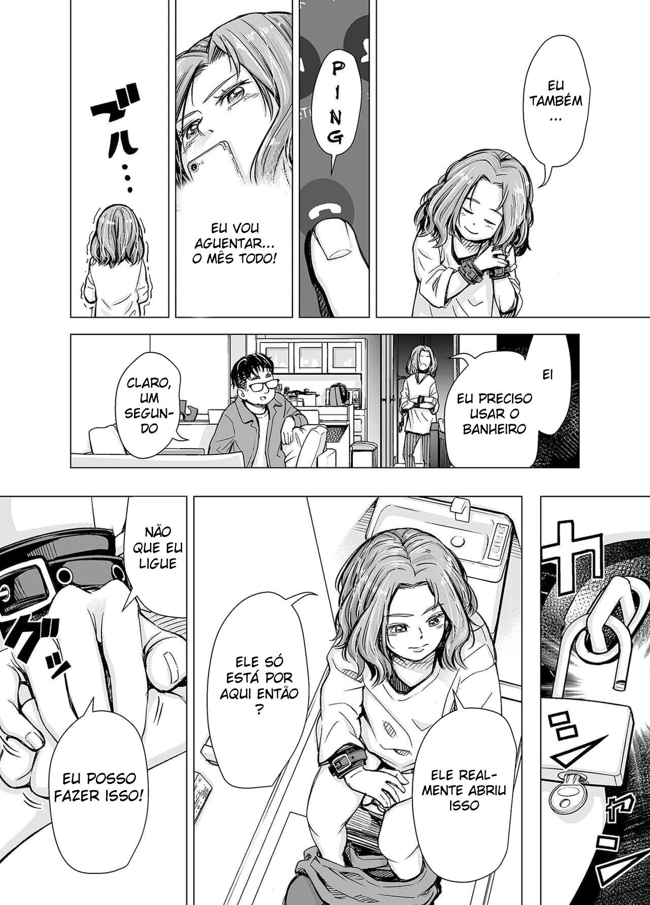 Vingança Perversa: Marido Corno Força a Esposa Piranha a Usar Calcinha de Castidade em Hentai HQ Brasileiro