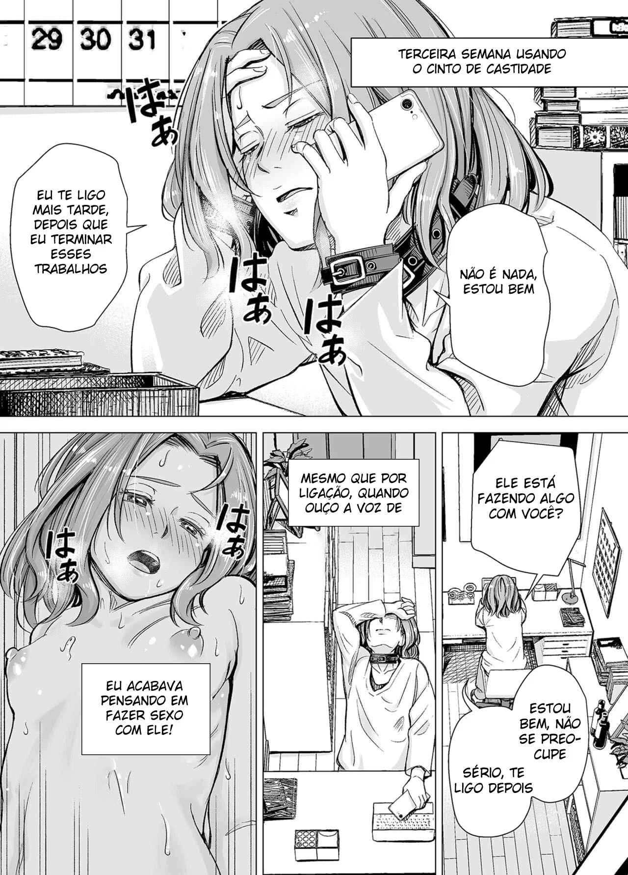 Vingança Perversa: Marido Corno Força a Esposa Piranha a Usar Calcinha de Castidade em Hentai HQ Brasileiro