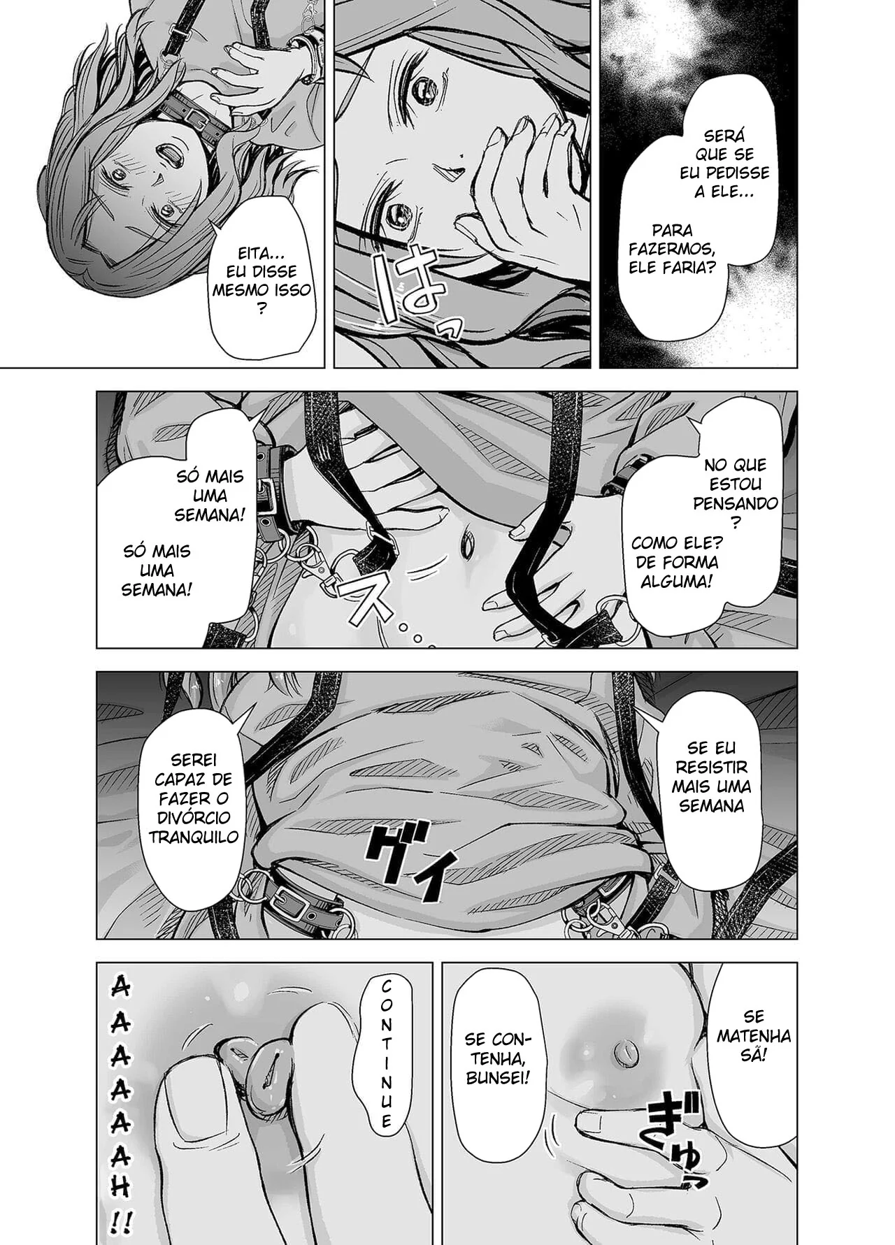 Vingança Perversa: Marido Corno Força a Esposa Piranha a Usar Calcinha de Castidade em Hentai HQ Brasileiro