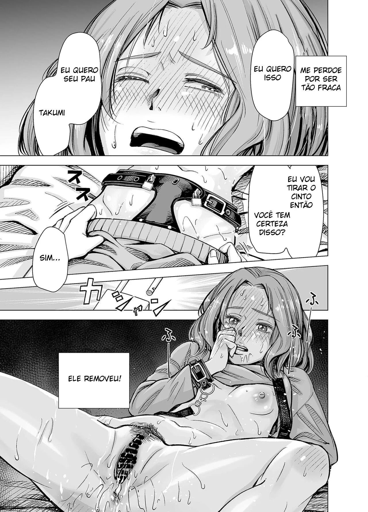 Vingança Perversa: Marido Corno Força a Esposa Piranha a Usar Calcinha de Castidade em Hentai HQ Brasileiro