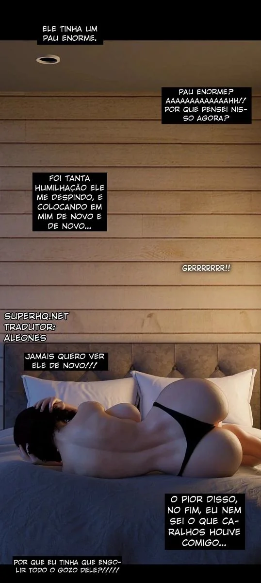 Viúva Negra se arrepende de dar a buceta pro Alaric em HQ Brasileiro