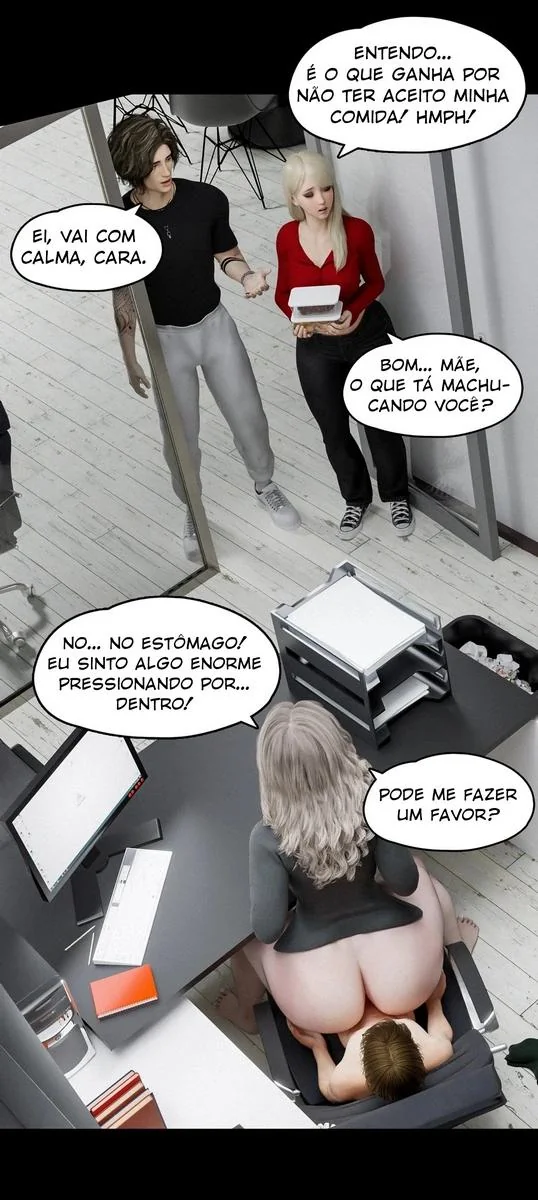 Viúva Negra se arrepende de dar a buceta pro Alaric em HQ Brasileiro