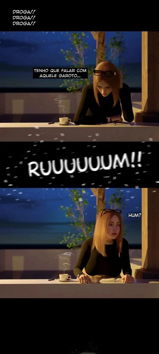 Viúva Negra se arrepende de dar a buceta pro Alaric em HQ Brasileiro