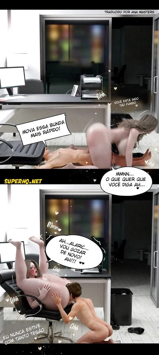 Viúva Negra se arrepende de dar a buceta pro Alaric em HQ Brasileiro