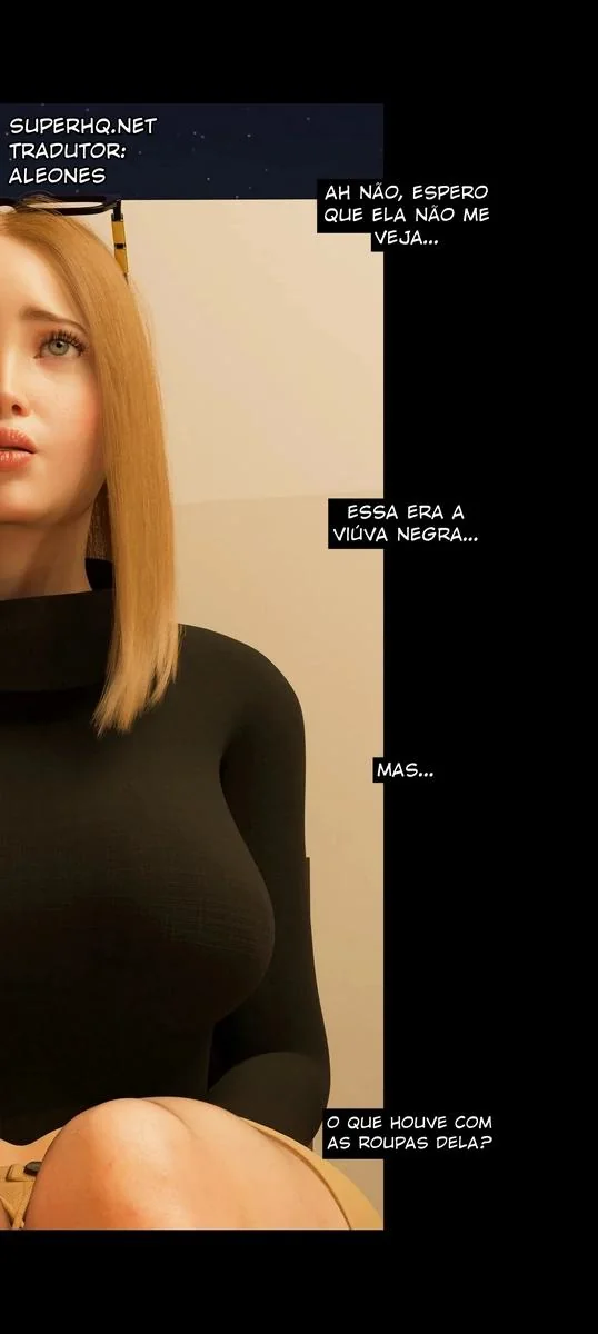Viúva Negra se arrepende de dar a buceta pro Alaric em HQ Brasileiro