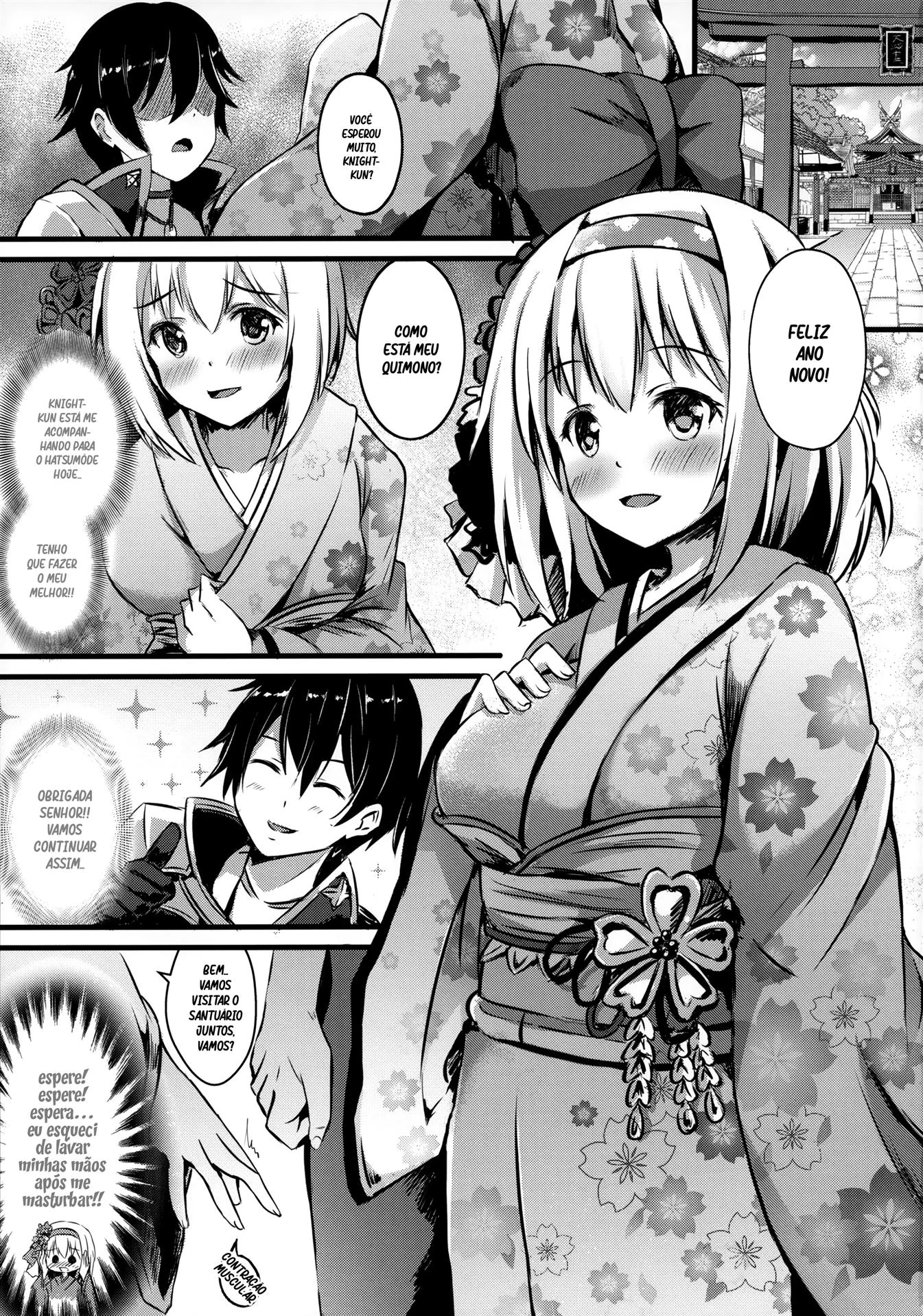 Yuuki não resiste aos encantos da piranha Yui em HQ Brasileiro