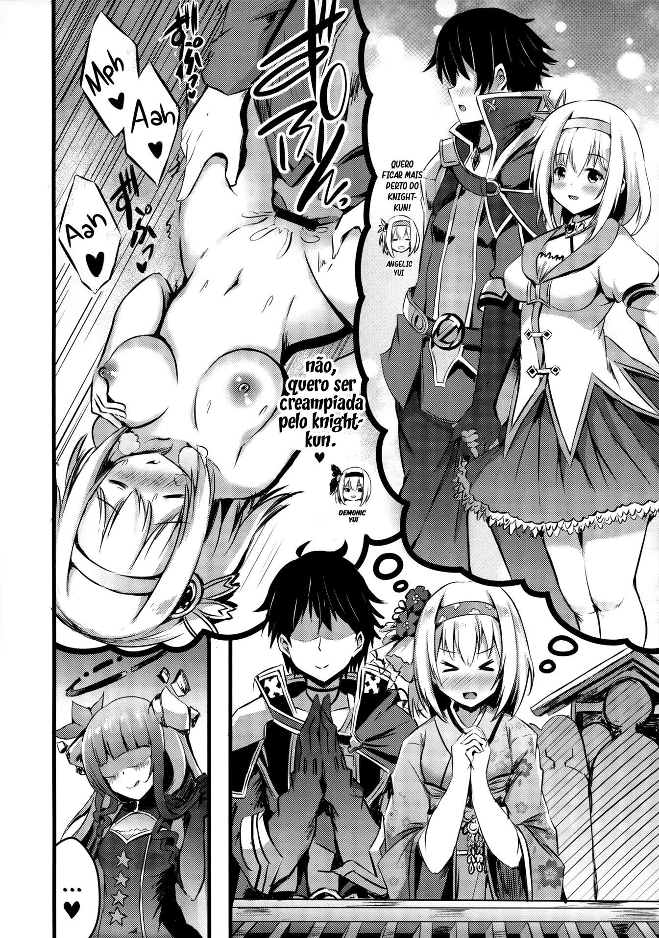 Yuuki não resiste aos encantos da piranha Yui em HQ Brasileiro