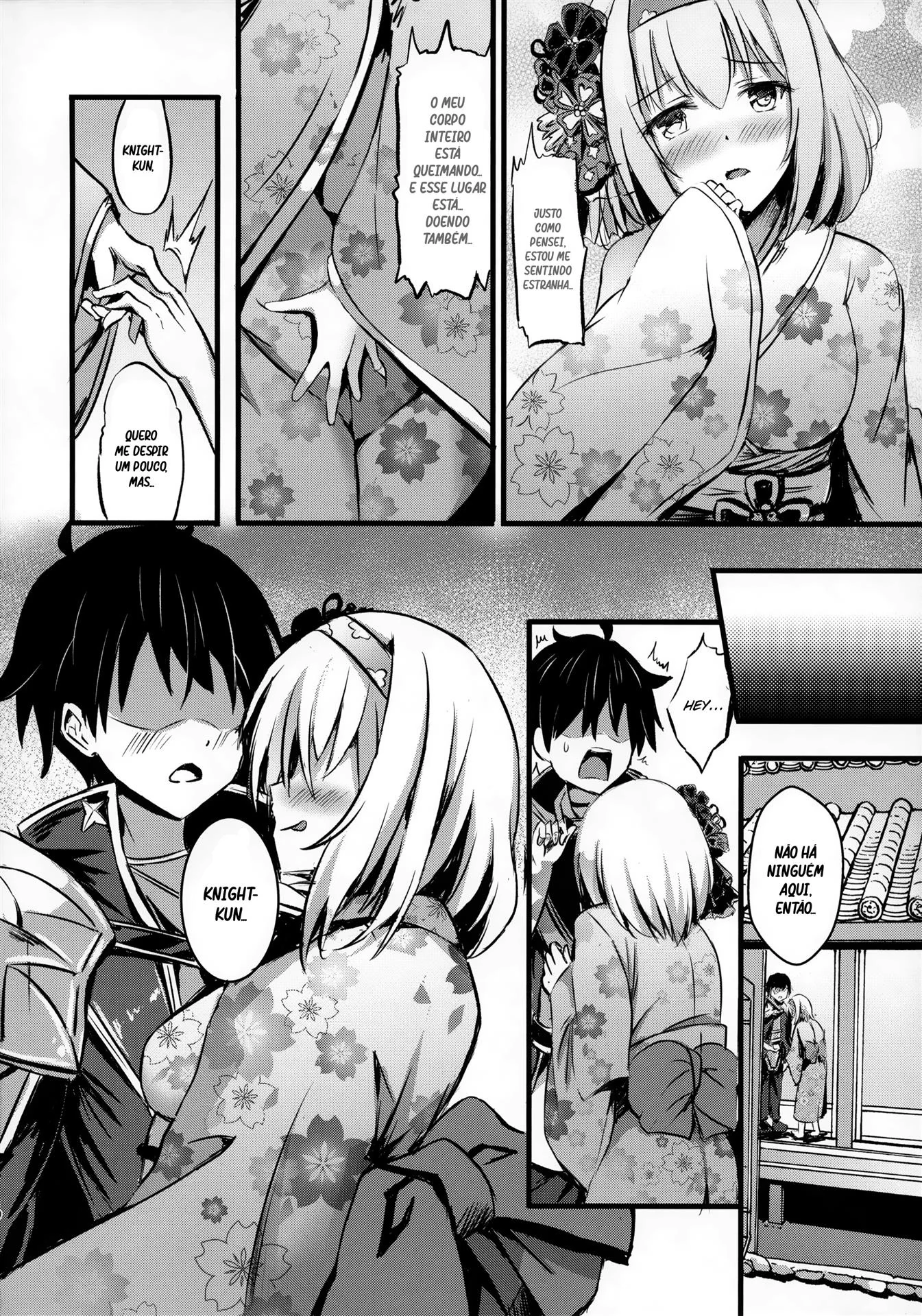 Yuuki não resiste aos encantos da piranha Yui em HQ Brasileiro